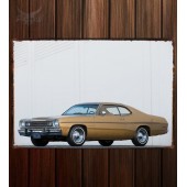 Металлическая табличка Plymouth Gold Duster